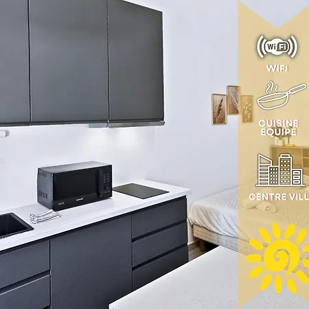 Casa - Centre - Moderne - Linge Inclus アパート *